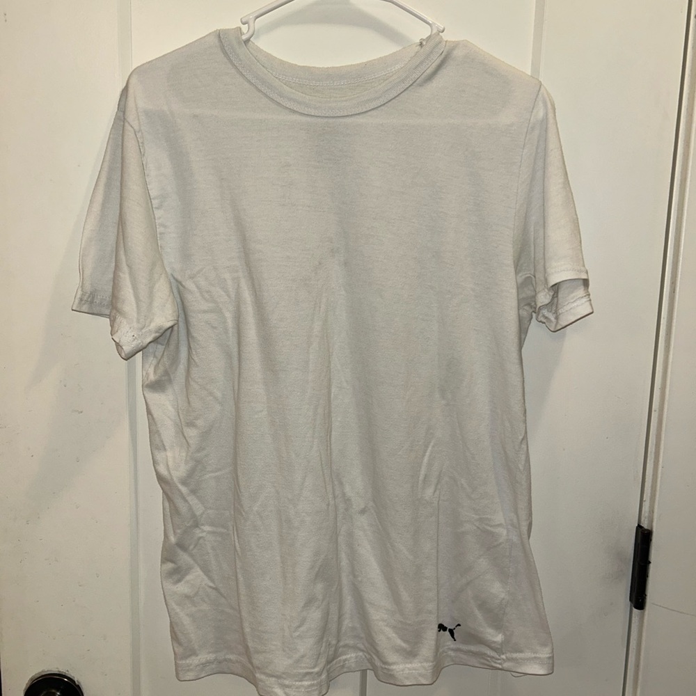 Puma Men's White T-Shirt